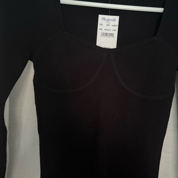 Madewell Wide Rib Sweater Top NWT XXS - Picture 4 of 5